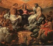 Annibale Carracci  The Coronation of the Virgin oil painting reproduction